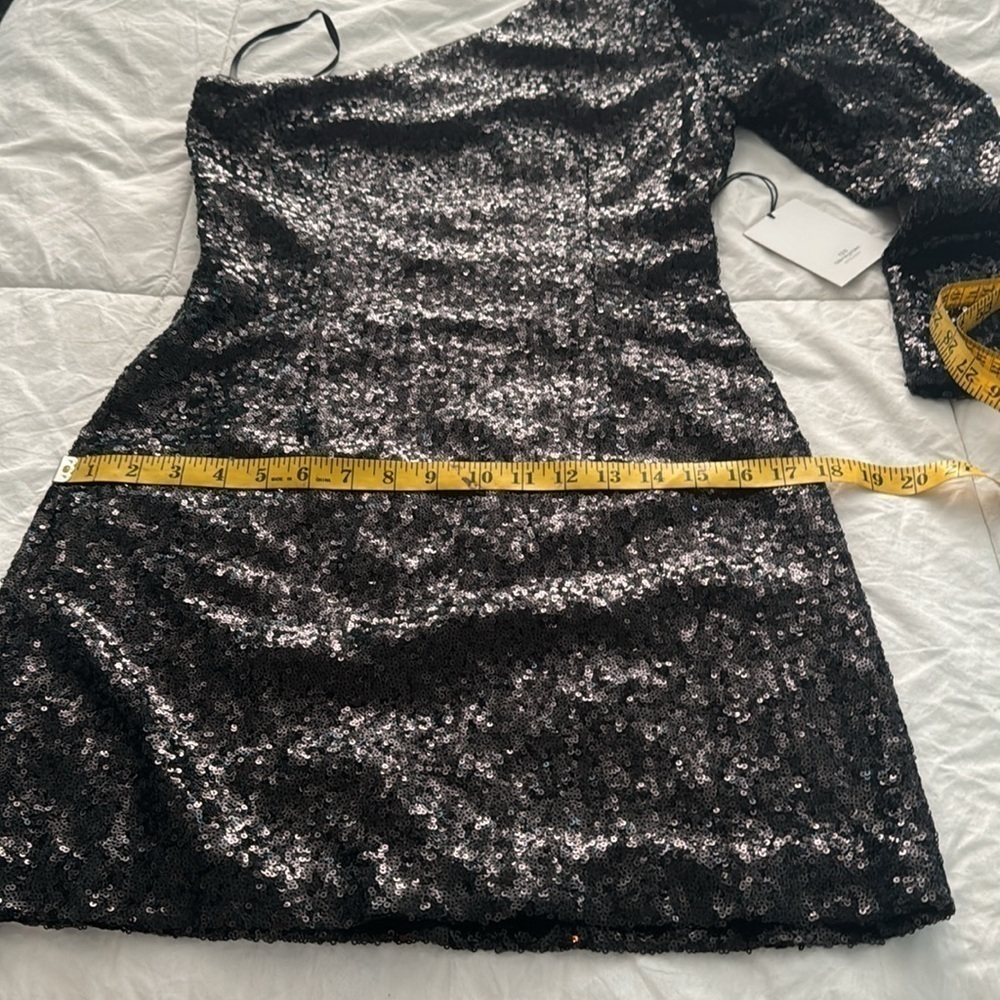LINI NWT black sequins cocktail dress - Picture 12 of 14